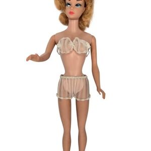 Vintage 1960s Barbie Lingerie Lot Lace Bra Tap Pants Slip Mattel Tagged